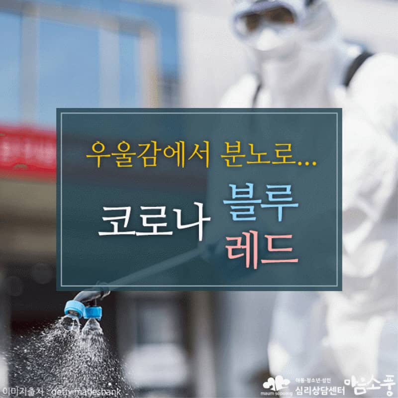 우울과 분노의 감정, 코로나 블루, 코로나 레드